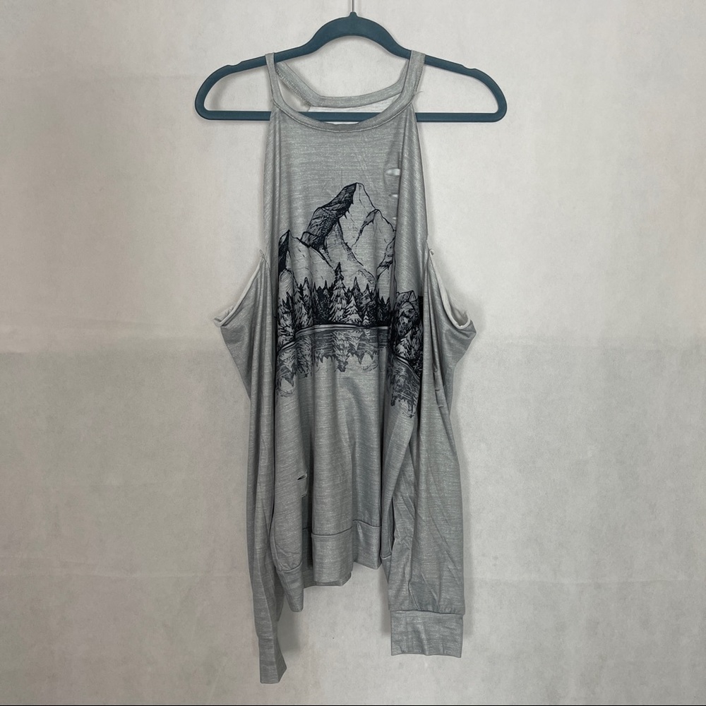 Grey cut out dress size M